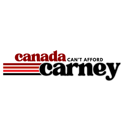 Canada can't afford Carney - Unisex Organic Cotton - On Light Colored Tee 👕