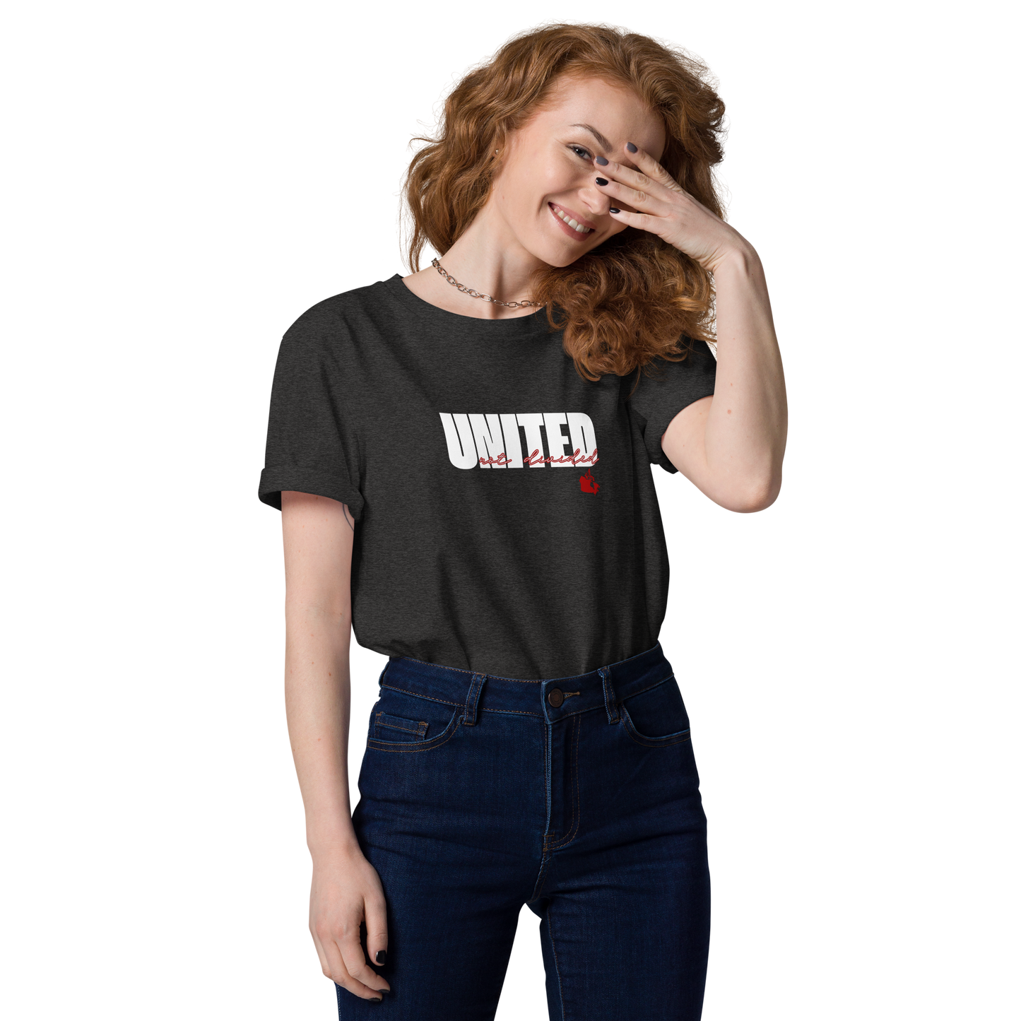 United not Divided Canada - Unisex Organic Cotton - On Dark Colored Tee 👕