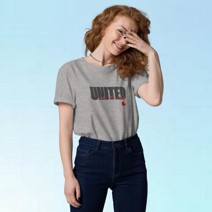 United not Divided - Unisex Organic Cotton - On Light Colored Tee 👕