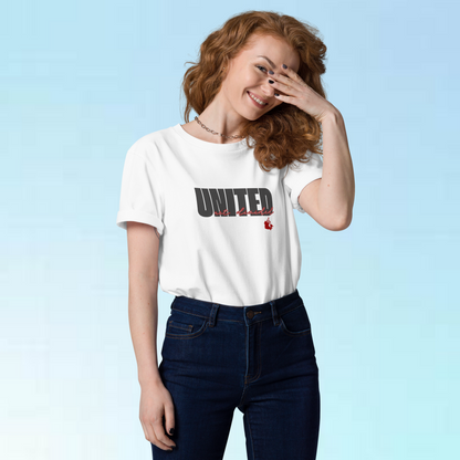 United not Divided - Unisex Organic Cotton - On Light Colored Tee 👕