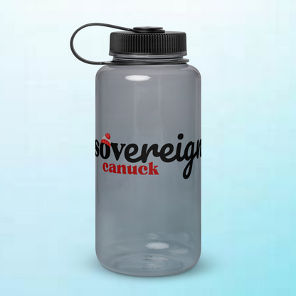 Sovereign Canuck - Wide Mouth Plastic Water Bottle 💧