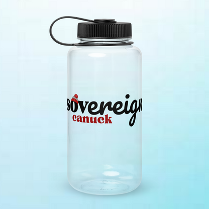 Sovereign Canuck - Wide Mouth Plastic Water Bottle 💧